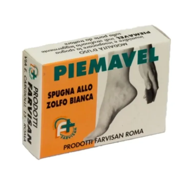 Piemavell Spugna Allo Zolfo Bianca Farvisan 1 Pezzo