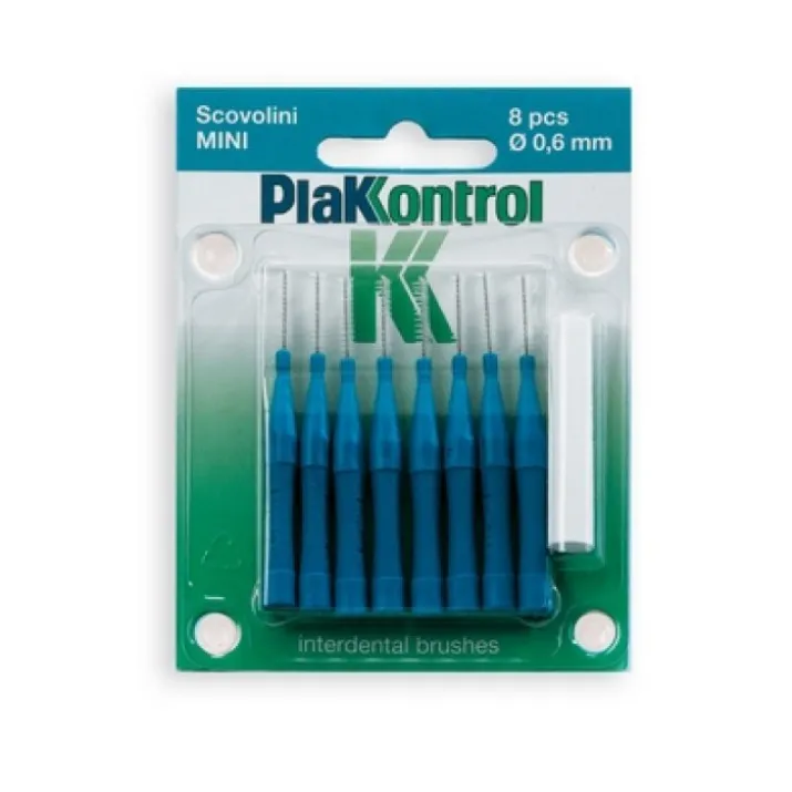 Plakkontrol Scovolini A Manico Fisso 0,6mm 8 Pezzi