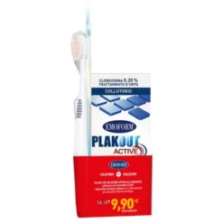 Plak Out Active Clorexidina 0,20% Collutorio + Spazzolino Emoform 200ml