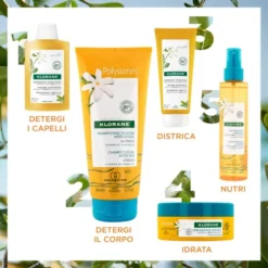 Polysianes Crema Sublimatrice Doposole Klorane 200ml