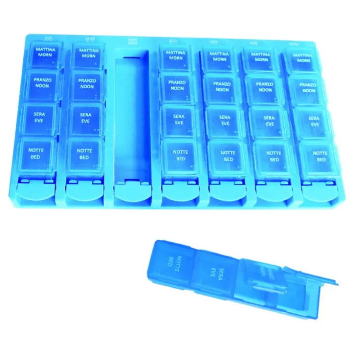 Portapillole Settimanale 4 Scomparti FOR.ME.SA 1 Pezzo