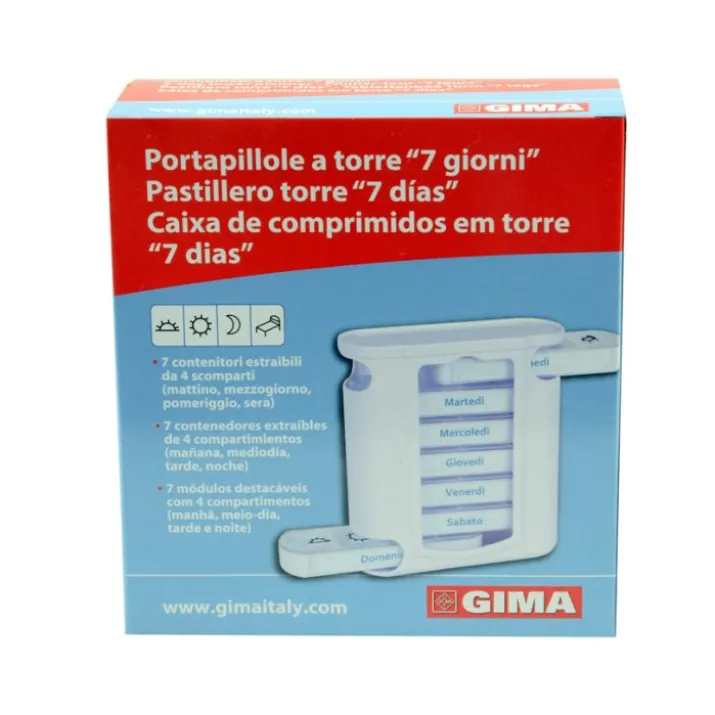 PORTAPILLOLE SET X4 TOWER SP/P