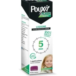 Pouxit Flash Vegetal Lozione Pidocchi e Lendini 100ml