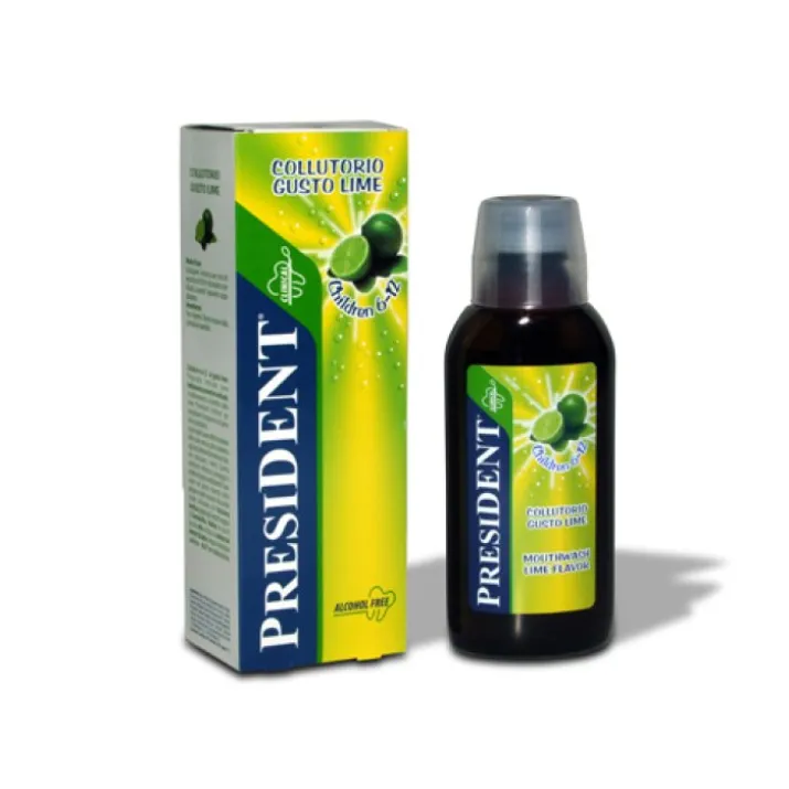 PresiDent Children 6-12 Colluttorio Gusto Lime 250ml