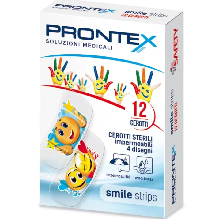Prontex Cerotti Smile Strips 12 Pezzi