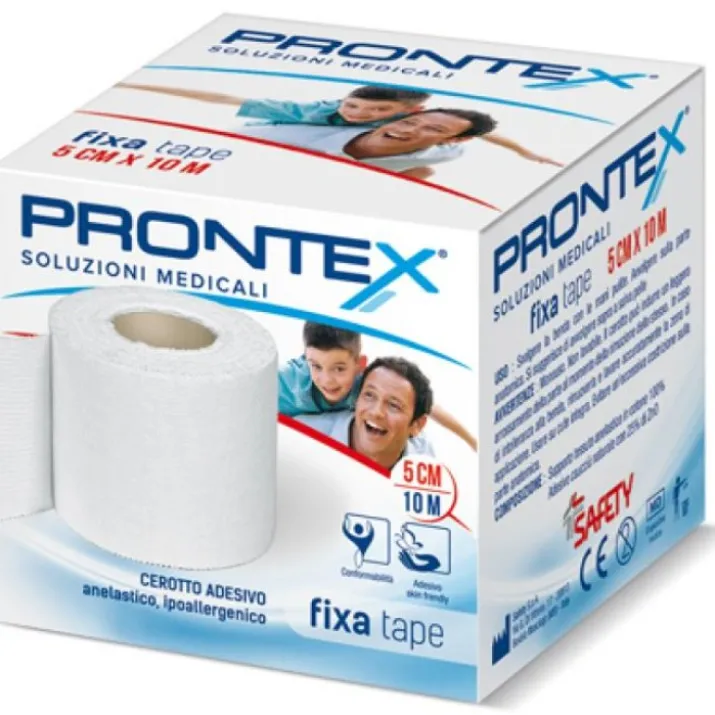 Prontex Fixa Tape 10Mx5Cm Safety 1 Pezzo