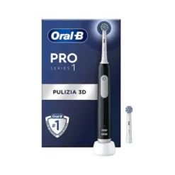 Pro Serie 1 Nero Spazzolino Elettrico + Ricambio Oral-B