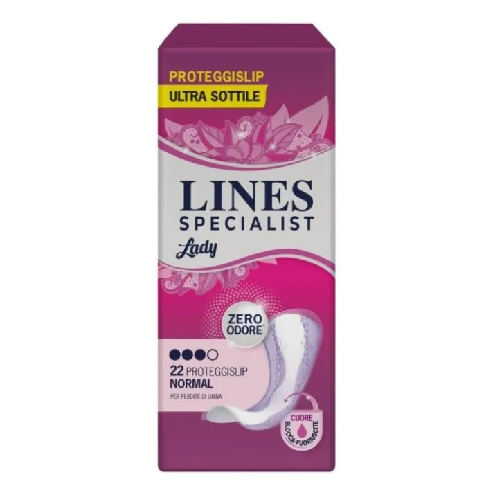 Proteggislip Ultra Sottile Light Normal Lines Specialist Lady 22 Pezzi