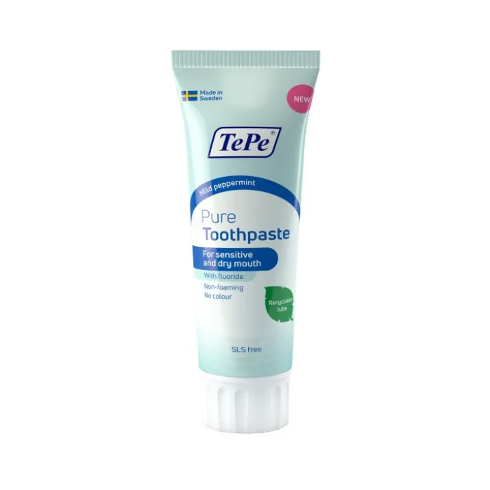 Pure Menta Piperita Delicata Dentifricio Tepe® 75ml