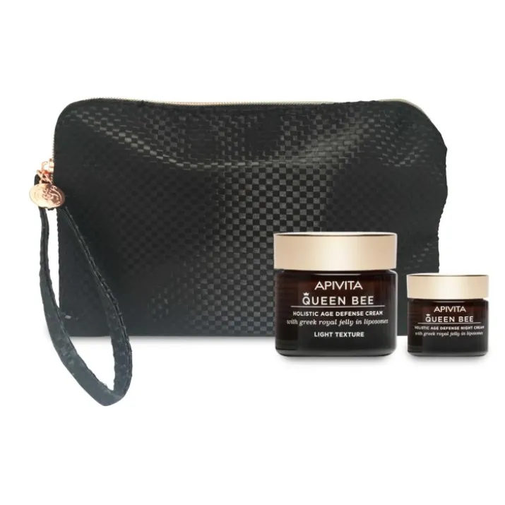 Queen Bee Light Cream 50ml & Night Cream 15ml Apivita Promo