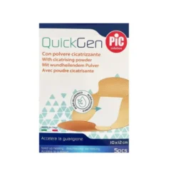 QuickGen Cerotto Cicatrizzante 10x12cm PIC 5 Pezzi