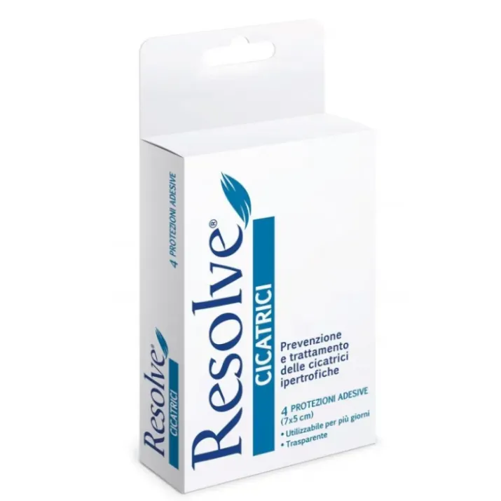 Resolve Cicatrici 4 Protezioni Adesive 7x5cm
