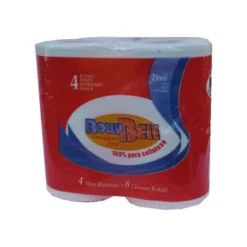 RollyBell Carta Igienica Blu 4 Rotoli