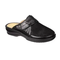 Rory Synthetic Patent + Striped Elasticated Womens Black 35 Dr.Scholl®