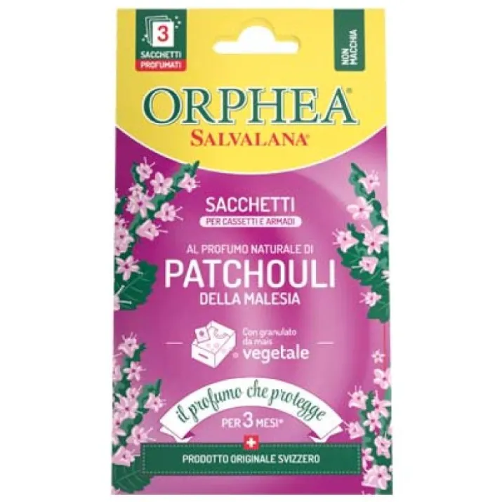 Sacchetti Profumati Patchouli Orphea Salvalana 3 Sacchetti