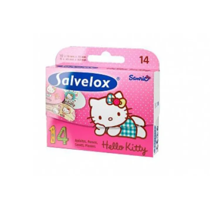 Salvelos Hello Kitty Cerotti Per Bambini 14 Unità