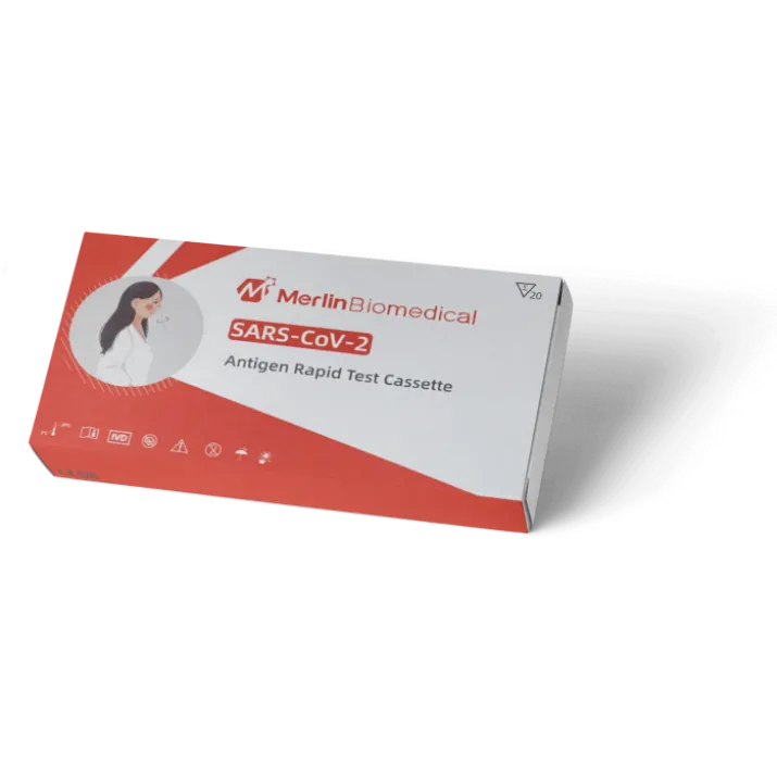 SARS-CoV-2 Antigen Rapid Test Cassette MerlinBiomedical 20 Test