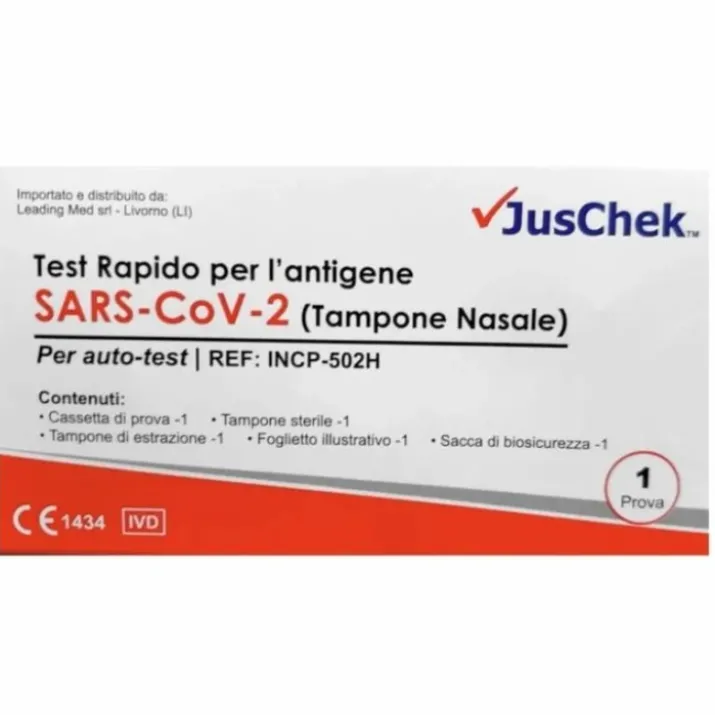 Sars-CoV-2 Antigen Rapid Test JusChek 1 Test
