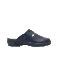 Scholl New Toffee Ciabatta in Pelle Blu Navy