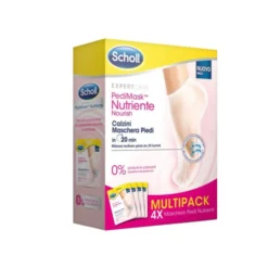 Scholl Pedimask Maschera Piedi Nutriente Con Olio Di Macadamia 4 Paia
