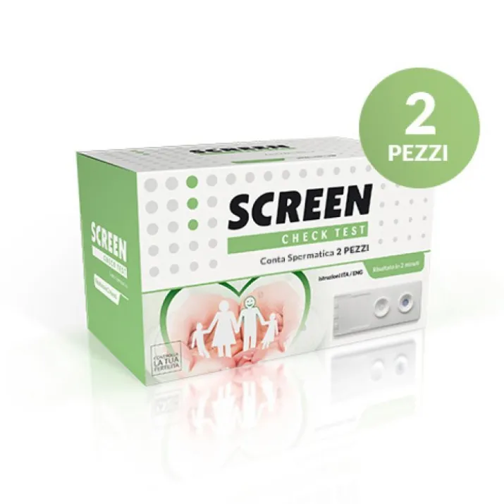 Screen Pharma Test Conta Spermatica 2 Pezzi