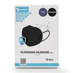 Semimaschera FFP2 Nero TTB 10 Pezzi