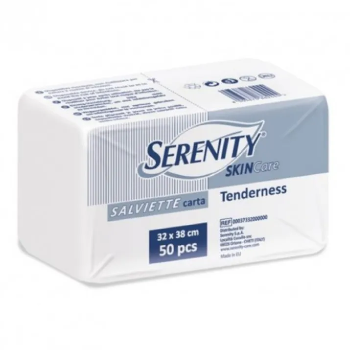 Serenity Skincare Salviette Di Carta Tenderness cm32x38cm50 Pezzi