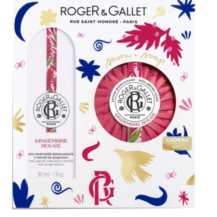 Set Natale Gingembre Rouge 30ml+Sapone Roger&Gallet