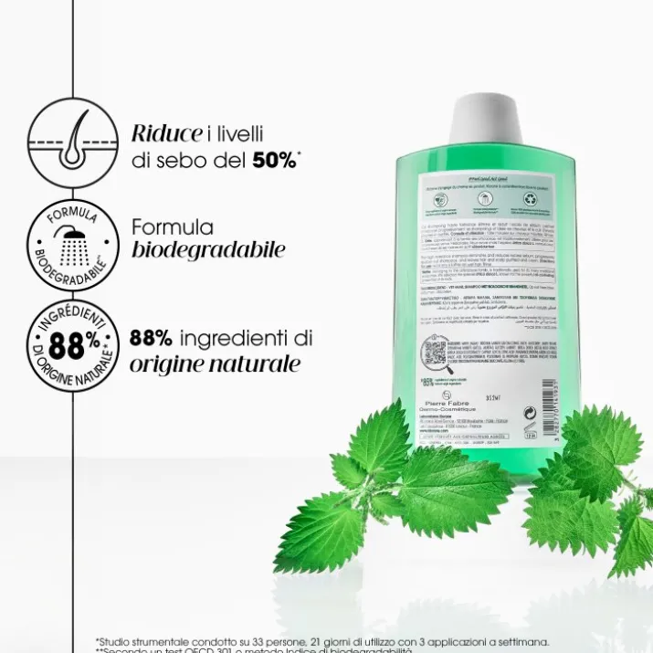 Shampoo All'Ortica Klorane 200ml