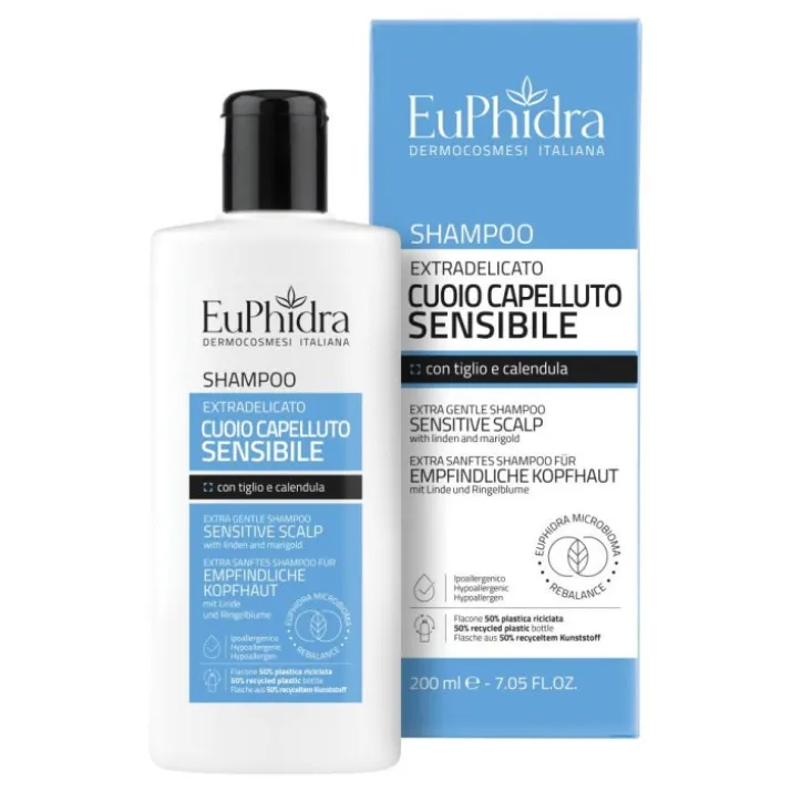 Shampoo Cuoio Capelluto Sensibile Tiglio E Calendula EuPhidra 200ml