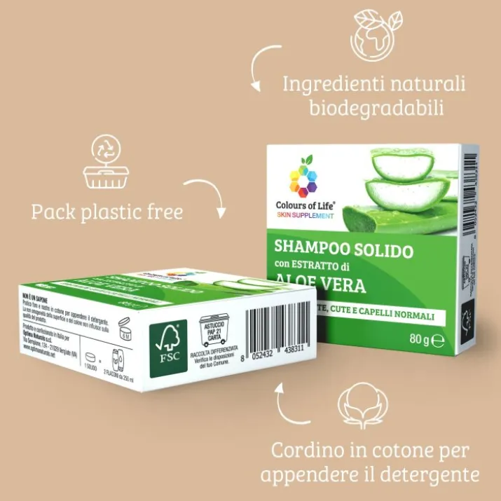 Shampoo Solido Colours Of Life 80g
