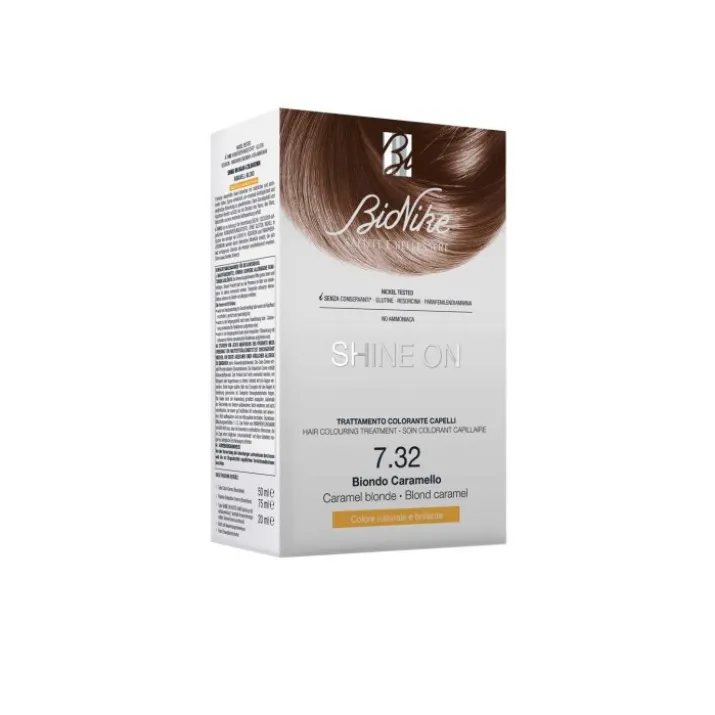 Shine On Trattamento Colorante Capelli Biondo Caramello 7.32 BioNike