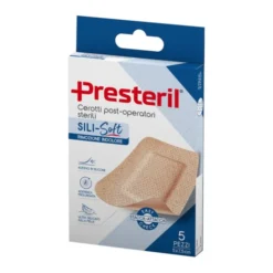 Sili-Soft 5 x 7,5cm Cerotto Post-Operatorio Presteril5 Pezzi