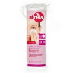 Sinea Quadrotti StruccantiCotone Idrofilo Biologico 80Pezzi
