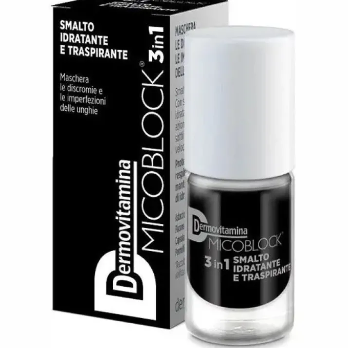 Smalto Idratante Traspirante Micoblock 3 in 1 Dermovitamina 5ml