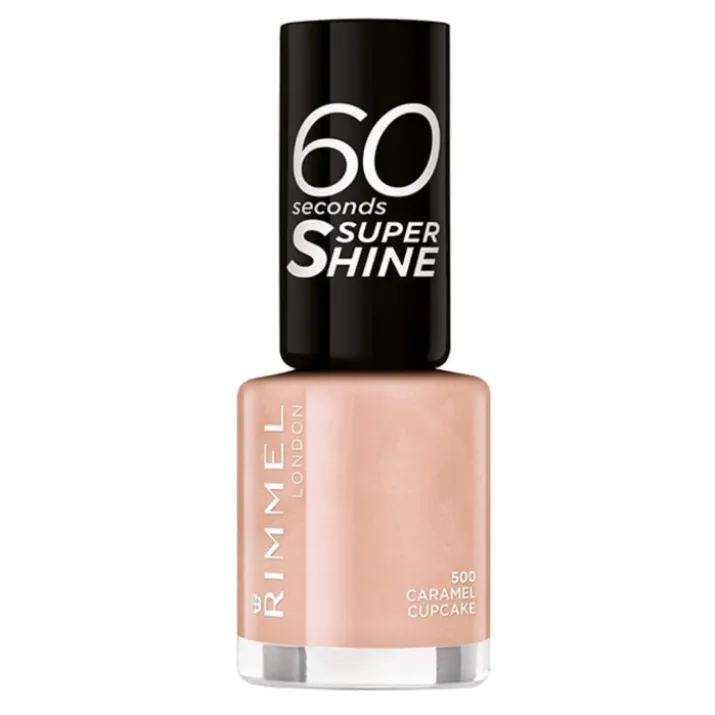 Smalto 60 Seconds Super Shine 500 Caramel Cupcake Rimmel 8ml