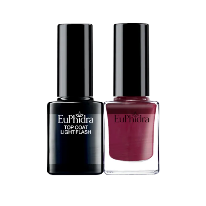 Smalto Semipermanente+Top Coat Light Protettivo SP01 Euphidra 10ml