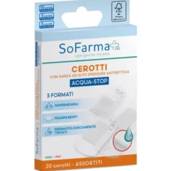 Sofarmapiù Cerotto Acqua-Stop Assortiti 20 Pezzi