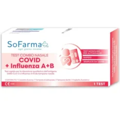 Sofarmapiù Test Rapido Covid-19 + Influenza A/B Combo Autodiagnostico