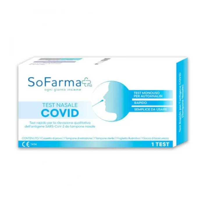 Sofarmapiù Test Rapido Covid-19 Nasale Autodiagnostico
