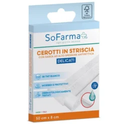 SOFARMAPIU' CEROTTI IN STRISCIA DELICATI 50X8