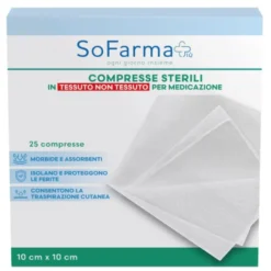 Sofarmapiu' Compresse Tnt 10x10 25 Pezzi