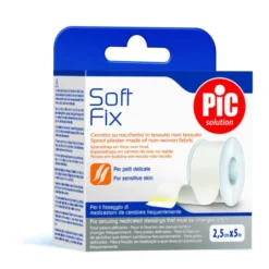 Soft Fix Cerotto su Rocchetto in TNT 2,5cm x 5m PIC