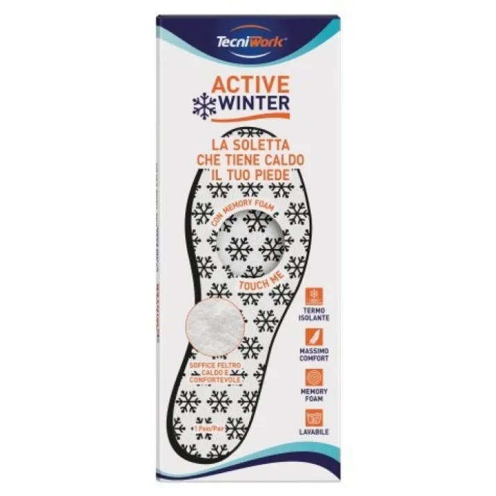 Solette Active Winter Memory Foam Tecniwork® 1 Paio Misura 38
