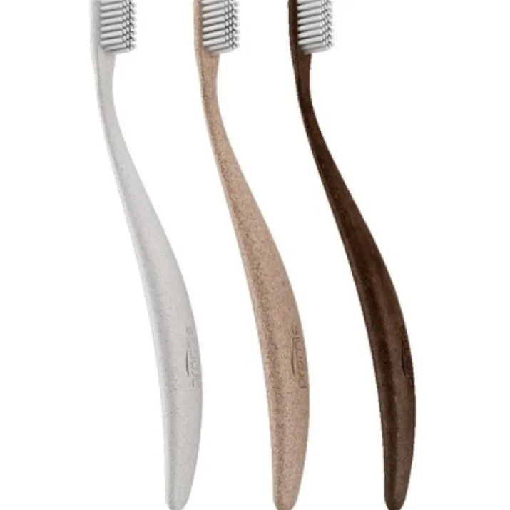 Spazzolino ecosostenibile trio wood promis