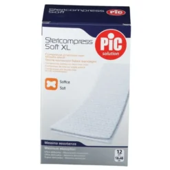 Stericompress Soft 18x40cm Pic Solution 12 Pezzi