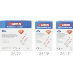 STRISCE GLUCOSIO Per GLUCOMETRO GIMA 25 Pezzi