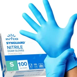 Synguard® Nitrile Tg.S Exam Gloves S 100 Pezzi