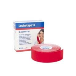 Tape Neuromuscolare Rosso 2,5cm x 5m Leukotape K