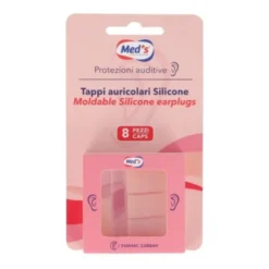Tappi Auricolari in Silicone Med's 8 Pezzi